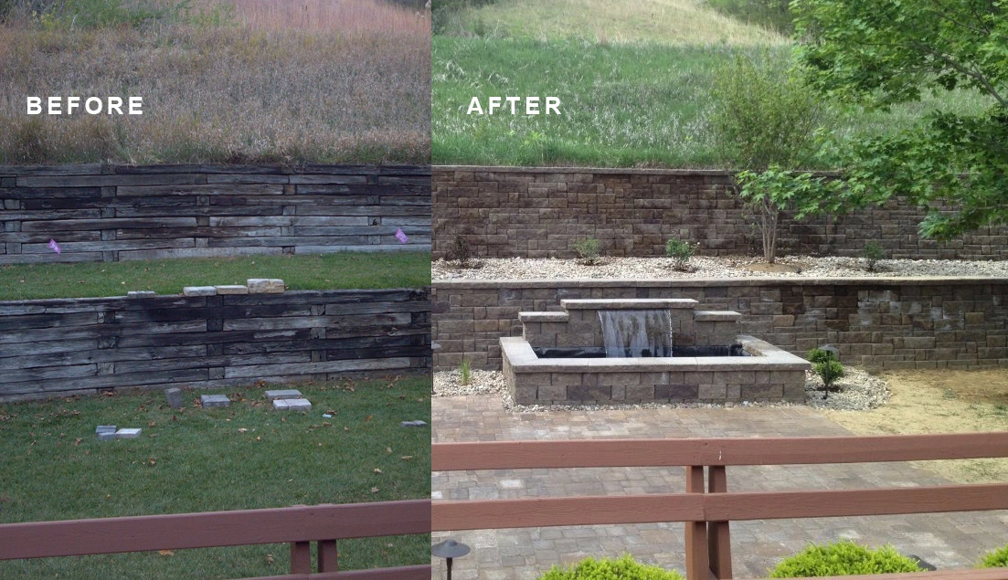 Before and After: Transforming an outdoor space in phases